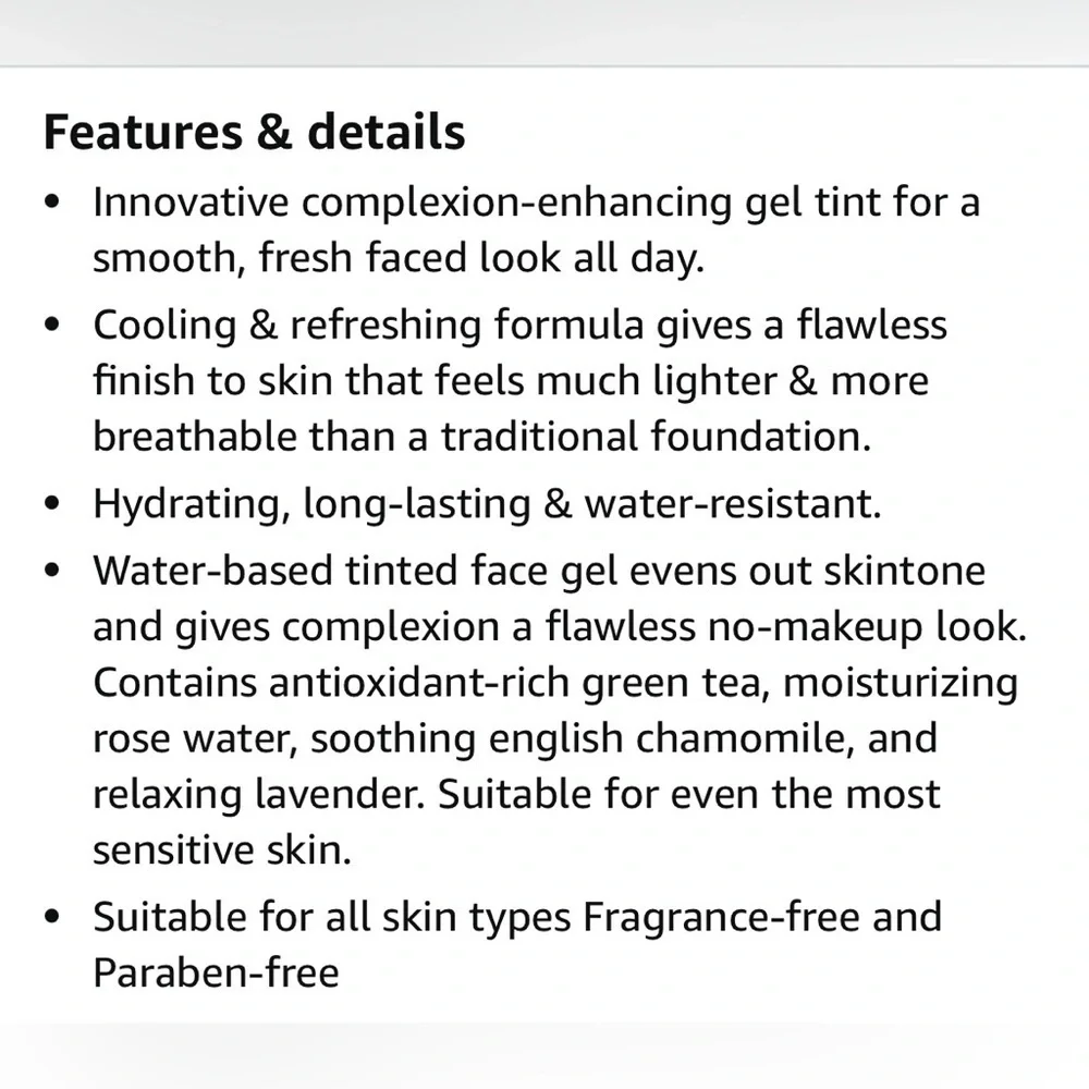 Pixie Beauty H2O Skin Tint - Face Gel- Cinnamon